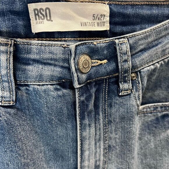 RSQ Vintage Mom jeans high rise distressed Size 5/27 - Picture 7 of 13